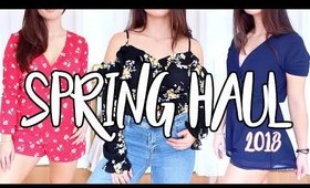 HUGE Spring Clothing Try On Haul 2018!!