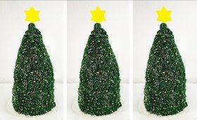 Easy 3D Christmas Tree Cake