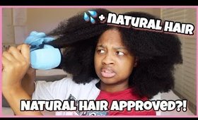 I Tried Steam Curling Natural Hair! Does It Work?!