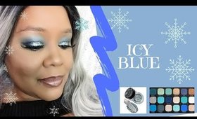 Icy Blue:  A Look from Makeup Revolution London and Colour Pop!