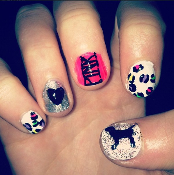 Victorias Secret Nails!:) | Ashley C.'s (ashleycline) Photo | Beautylish