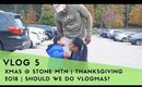 VLOG 5: CHRISTMAS AT STONE MOUNTAIN | THANKSGIVING 2018 | SHOULD WE DO VLOGMAS?!   ADRIANA LATELY