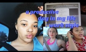 a productive work day in my life | vlog style