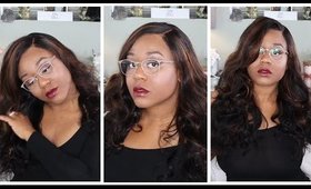 Brazilian Deep Wave Lace Front Wig Install!! Tinashe Hair!!