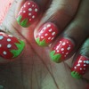 Strawberry nails