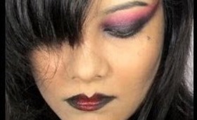 Gothic Vampy Halloween Look | Indian Makeup Guru | Seeba86