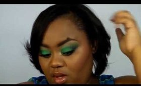 Green money eyeshadow tutorial