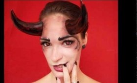Maquillage de diablesse moderne