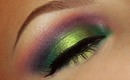 Dreamy flashback / Metallic make-up look spring summer bright colors tutorial