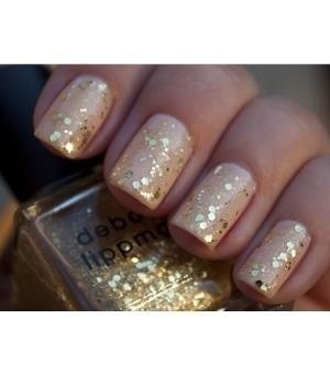 gold with glitter