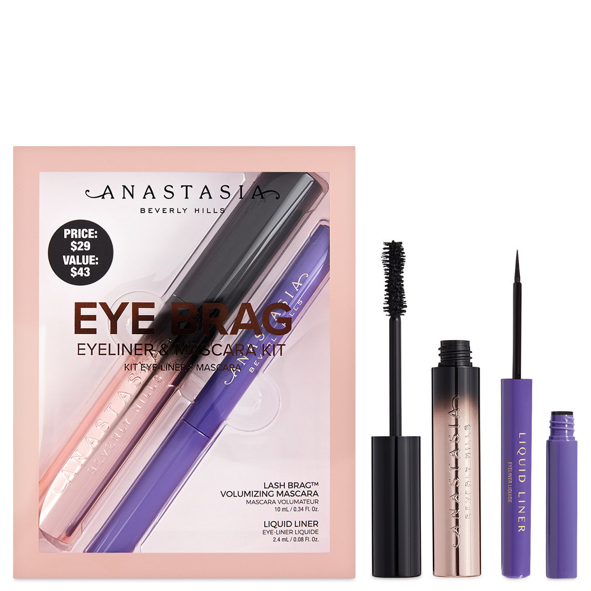 Anastasia Beverly Hills Eye Brag Eyeliner + Mascara Kit alternative view 1 - product swatch.