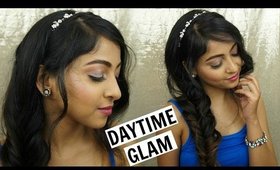 EASY Daytime Glam Makeup & Hair Tutorial | Valentines day | Stacey Castanha