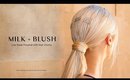 Low Sleek Ponytail with Hair Chains | Milk + Blush