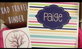 Krissyanne Designs Travel Binder ♡ Vertical Starter Kit