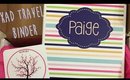 Krissyanne Designs Travel Binder ♡ Vertical Starter Kit