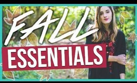 Fall/Autumn Style + Beauty Essentials 2015