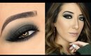 Olive Green Smokey Eye and Olive Green Liner | Makeup Tutorial