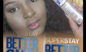 NEW Maybelline Better Skin Foundation | Demo & Mini Review