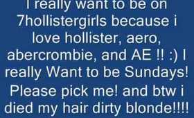 7hollistergirls audition!