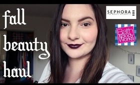 Fall Beauty Haul (Bath & Body Works, Sephora Friends & Family Sale) | OliviaMakeupChannel