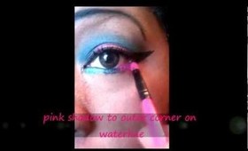 Cotton Candy Eye Makup look Toutorial