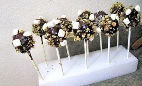 How to Make Rocky Road Cake Pops like Starbucks, How to Make Cake Pops, How to Make Brownies