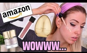 "LUXURY" AMAZON MAKEUP?? || Full Face TESTED (& Wear Test!!)