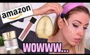 "LUXURY" AMAZON MAKEUP?? || Full Face TESTED (& Wear Test!!)
