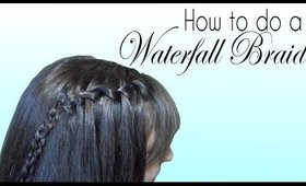 How to do a basic Waterall braid