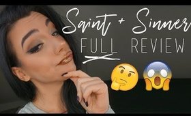 SEPHORA KAT VON D SAINT & SINNER EYESHADOW PALETTE FULL REVIEW