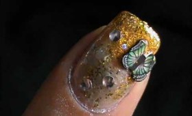 Easy fimo canes nail art tutorial- fimo clay creations fimo canes collection DIY fimo butterfly long