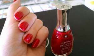 Sally Hansen Diamond Strength Nail Color in 370-Red Velvet