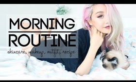 My Morning Routine | Healthy Breakfast Recipe, Skincare, Makeup and Outfit | Wengie