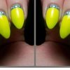 Yellowish long pretty nails 