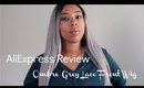 AliExpress "Eagle Fashion Limited Company" Grey Ombre Wig Review | LipGlossAgenda