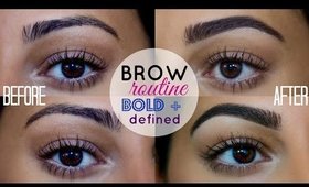 Eyebrow Routine - Bold & Defined Brows (In-Depth Talk-through)