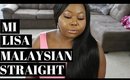 Mi Lisa Malaysian Straight Hair Initial Review | Ali Express