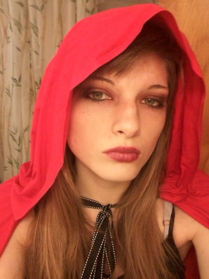 My version of a dark little red riding hood. Ulta shadows used.