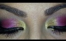 TUTORIAL: Too Faced Pretty Rebel - Sparkly pink, black, & gold eyes