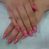 Sparkly Pink Gel Nails