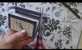Junk Journal from a mini makeup box(and a magnet fail)