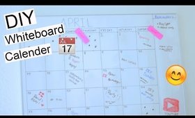 DIY Whiteboard Monthly Wall Calender