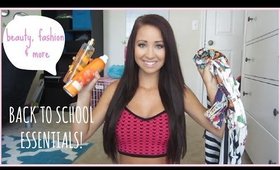 BACK TO SCHOOL ESSENTIALS | clothing, makeup & more!