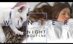 GET UNREADY WITH ME: WINTER NIGHT ROUTINE | CarolaneCP