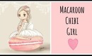 The Food Chibi Series - Macaroon Girl (Speed Drawing)