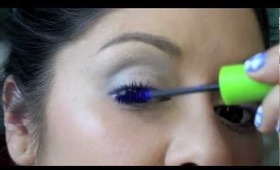 Maybelline Blue Mascara Subtle Look - Get Ready With Me Tutorial 720p