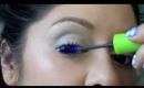 Maybelline Blue Mascara Subtle Look - Get Ready With Me Tutorial 720p
