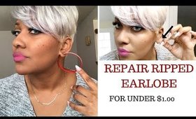 How to Wear your Favorite Earrings with a Ripped Earlobe