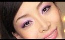 Romantic Pink & Purple Eyes Makeup