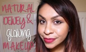 My Dewey, Natural & Glowing Makeup Routine For Olive Indian Asian Skin | TheRaviOsahn